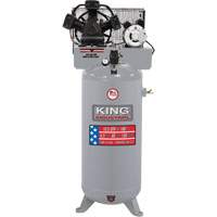 High Output Air Compressor, 50 Gal. (60 US Gal) UAK066 | King Materials Handling
