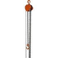 VHC Series Chain Hoists, 10' Lift, 1100 lbs. (0.5 tons) Capacity, Alloy Steel Chain UAW085 | King Materials Handling