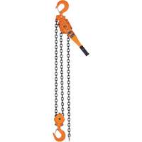 KLP Series Lever Chain Hoists, 5' Lift, 12000 lbs. (6 tons) Capacity, Steel Chain UAW096 | King Materials Handling