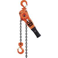 KLP Series Lever Chain Hoists, 5' Lift, 1500 lbs. (0.75 tons) Capacity, Steel Chain UAW099 | King Materials Handling