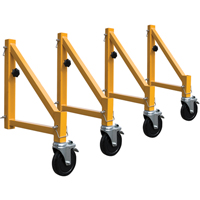 Mobile Work Scaffolding - Maxi Square Steel Scaffolding Accessories, Outrigger, 19-1/4" W x 24" H VC203 | King Materials Handling