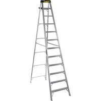3400 Series Industrial Extra Heavy-Duty Step Ladder, 12', Aluminum, 300 lbs. Capacity, Type 1A VC315 | King Materials Handling