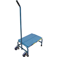 Tilt-N-Roll Step Stands, 1 Step(s), 16" L x 29" W x 12" H, 300 lbs. Capacity VC335 | King Materials Handling