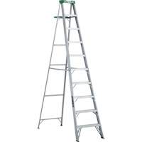 Commercial Duty Stepladders (2400 Series), 10', Aluminum, 225 lbs. Capacity, Type 2 VC459 | King Materials Handling