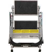 Tilt & Roll Step Stool Ladder, 2 Steps, 23" x 21" x 34.50" High VD438 | King Materials Handling