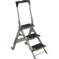 Tilt & Roll Step Stool Ladder, 3 Steps, 34" x 22" x 50.75" High VD439 | King Materials Handling