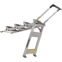 Tilt & Roll Step Stool Ladder, 4 Steps, 44.25" x 22.13" x 59" High VD440 | King Materials Handling