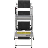 Tilt & Roll Step Stool Ladder, 4 Steps, 44.25" x 22.13" x 59" High VD440 | King Materials Handling