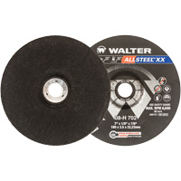 Allsteel™ XX Depressed Centre Grinding Wheels, 7" x 1/8", 7/8" arbor, Type 27 VV722 | King Materials Handling