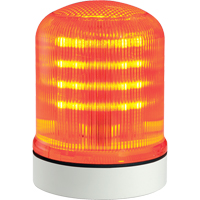 Streamline<sup>®</sup> Modular Multifunctional LED Beacons, Continuous/Flashing/Rotating, Amber XE717 | King Materials Handling