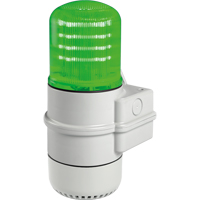 Streamline<sup>®</sup> Modular Multifunctional LED Beacons, Continuous/Flashing/Rotating, Green XE720 | King Materials Handling