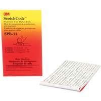 ScotchCode™ Pre-Printed Wire Marker Book XH304 | King Materials Handling