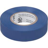 Electrical Tape, 19 mm (3/4") x 18 M (60'), Blue, 7 mils XH385 | King Materials Handling