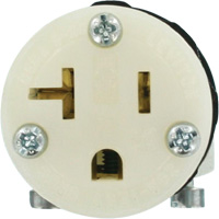 Hospital Grade Extension Plug Connector, 5-20R, Nylon XI201 | King Materials Handling