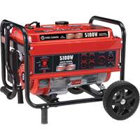 Generator with Wheel Kit, 5100 W Surge, 4000 W Rated, 120 V/240 V, 15 L Tank XI497 | King Materials Handling