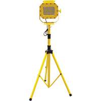 Explosion Proof Floodlight with Tripod, LED, 40 W, 5600 Lumens, Aluminum Housing XJ041 | King Materials Handling