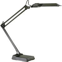 Fluorescent Extended Reach Desk Lamp, 13 W, Fluorescent/LED, 36" Neck, Black XJ106 | King Materials Handling
