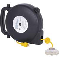 ABS Extension Cord Reel, SJTW, 14 AWG, 13 A, 45' XJ173 | King Materials Handling