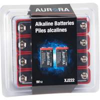 Industrial Alkaline Batteries, 9 V XJ222 | King Materials Handling