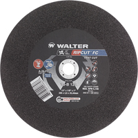 Ripcut™ Stainless Steel & Steel Cut-Off Wheel for Stationary Saws, 12" x 1/8", 1" Arbor, Type 1, Aluminum Oxide, 5100 RPM YC431 | King Materials Handling